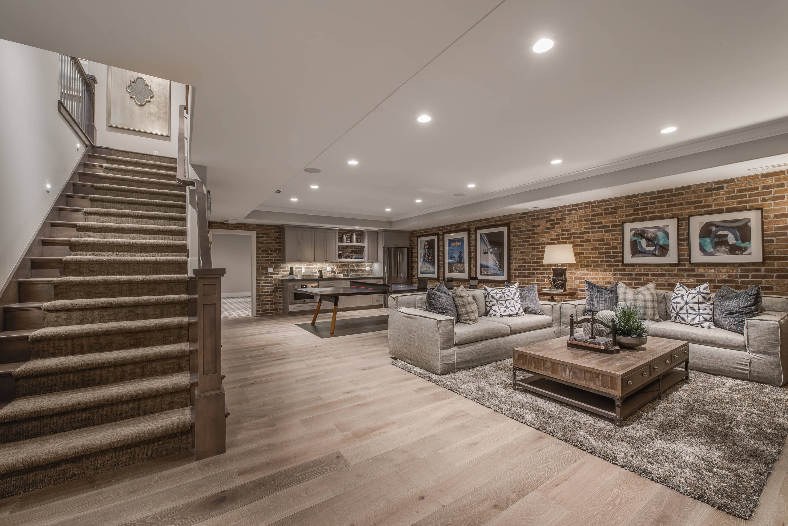 modern basement remodel designs